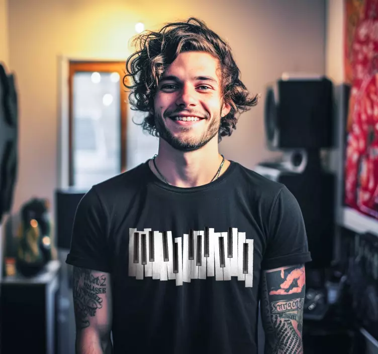 Maglie tastiera del pianoforte - TenStickers