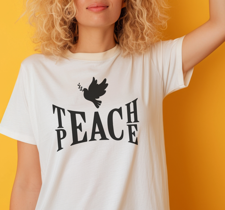 Maglie teach peace - TenStickers