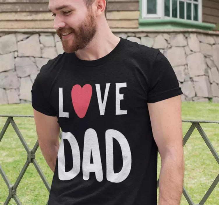 Festa del papà "love dad" - TenStickers
