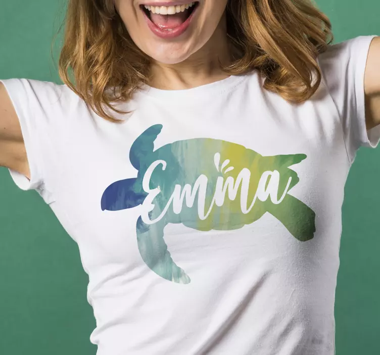 T-shirt con confezione color tartaruga - TenStickers
