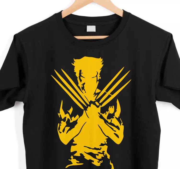 T-shirt personalizzata moderna wolverine - TenStickers