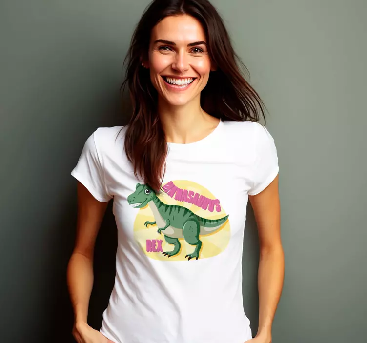 T-shirt per mamma "Mama-saurus Rex" - TenStickers