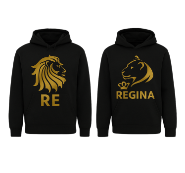 Felpa regina e re in italiano - TenStickers