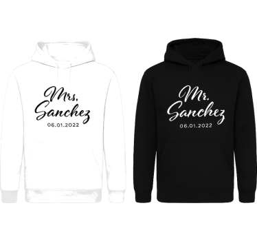 Maglietta fidanzati "sanchez" coppia - TenStickers
