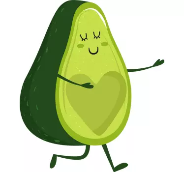 Magliette di coppia avocado felice - TenStickers