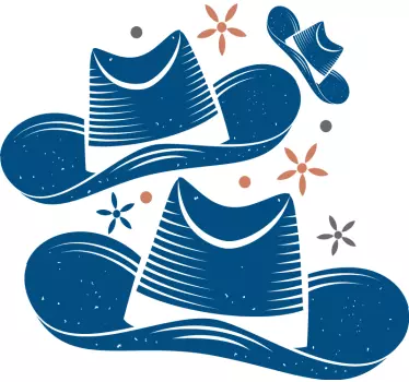 Maglietta infantile cappelli da spiaggia alla moda - TenStickers