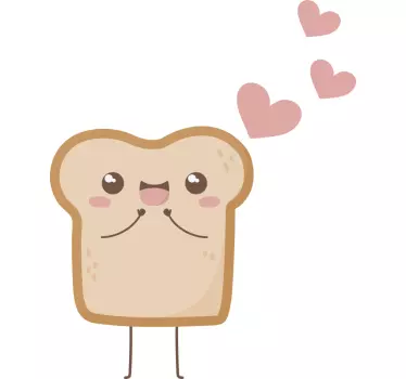 Maglietta di coppia Pane e nutella - TenStickers
