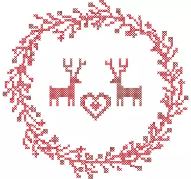 Maglietta fidanzati coppia di renne amore - TenStickers