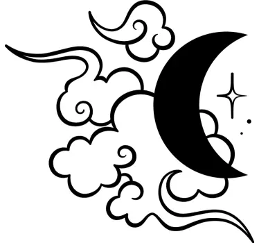 Maglietta fidanzati coppia sole e luna - TenStickers