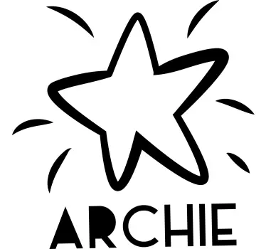 Maglietta infantile archie con stelle - TenStickers