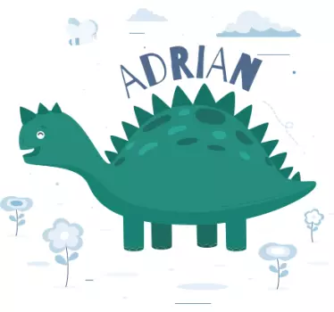 Maglietta infantile tema dino avventuroso - TenStickers