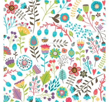 Maglietta infantile delizia con motivo floreale - TenStickers