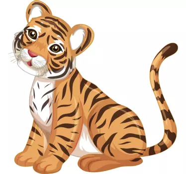 Maglietta infantile cucciolo di tigre - TenStickers