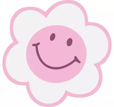 Maglietta infantile ciondolo fiore sorridente - TenStickers