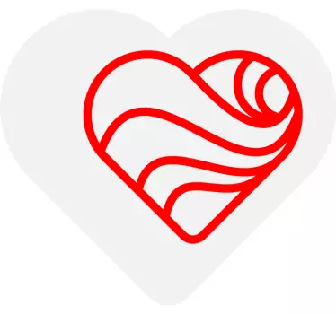 Maglietta fidanzati abbraccio modello cuore - TenStickers