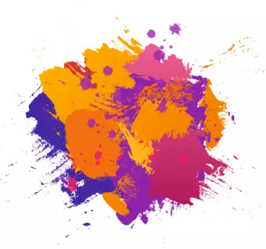 Maglietta infantile esplosione di colori - TenStickers