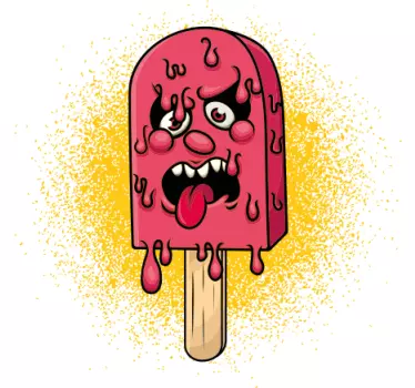 Maglietta infantile dolce mostro gelato - TenStickers