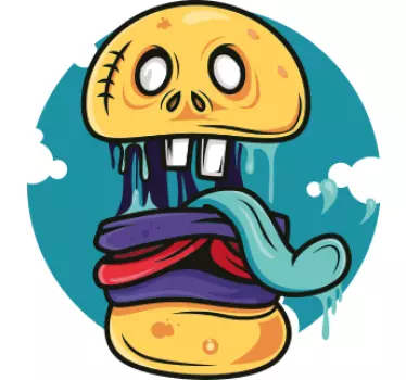 Maglietta infantile personaggio teschio giocoso - TenStickers