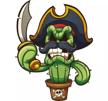 Maglietta infantile personaggio cactus pirata - TenStickers