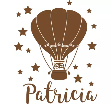 Maglietta infantile avventura in mongolfiera - TenStickers