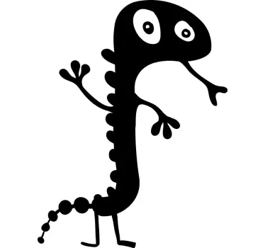 Maglietta infantile creatura amichevole e divertente - TenStickers