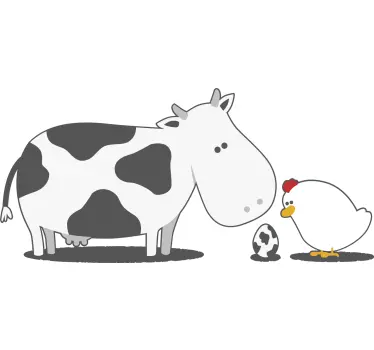 Maglietta infantile animali da fattoria carini insieme - TenStickers