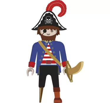 Maglietta infantile costume da pirata - TenStickers