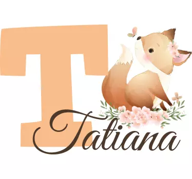 Maglietta infantile a tema animali personalizzata - TenStickers