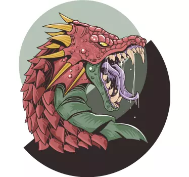 Maglietta infantile creatura drago ferocemente - TenStickers
