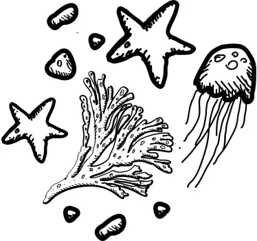 Maglietta infantile tema avventura oceanica - TenStickers
