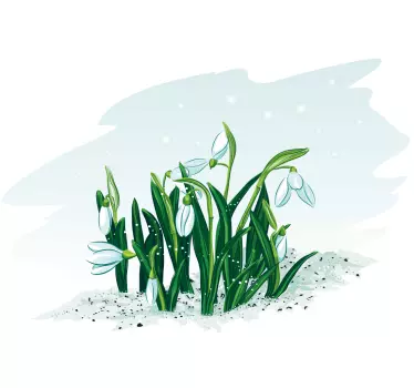 Maglietta infantile fiori di primavera gioiosi - TenStickers