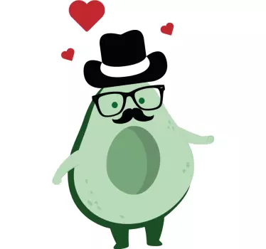 T-shirt di coppia con avocado - TenStickers
