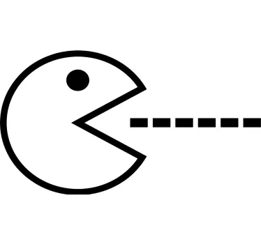 Magliette di coppia Pac-man e fantasma monocolore - TenStickers