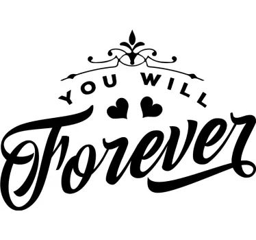 Felpe di coppia con "always" e "forever" - TenStickers