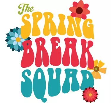 Magliette di coppia squadra delle vacanze di primavera - TenStickers