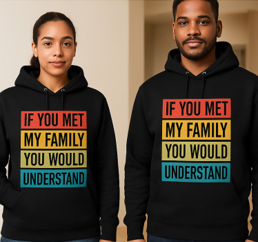 Maglietta fidanzati incontra la mia famiglia e capisci - TenStickers