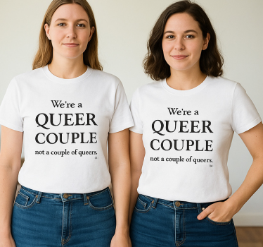 Maglietta fidanzati lgbt queer - TenStickers