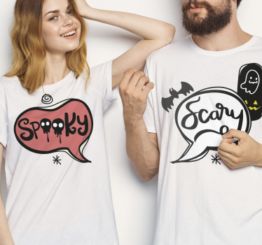 Maglietta halloween design spaventosi e inquietanti - TenStickers
