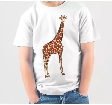 Maglietta infantile abbigliamento divertente giraffe - TenStickers
