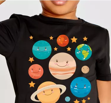 Maglietta infantile amici del pianeta carini - TenStickers