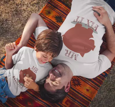 Maglietta infantile amore di famiglia mr. fix-it - TenStickers