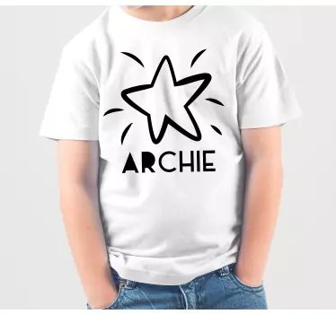 Maglietta infantile archie con stelle - TenStickers