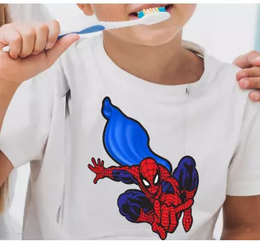 Maglietta infantile avventure del ragno eroe - TenStickers