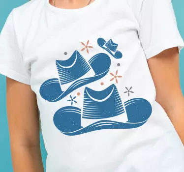 Maglietta infantile cappelli da spiaggia alla moda - TenStickers