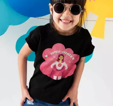 Maglietta infantile maglietta da supereroina ragazza - TenStickers
