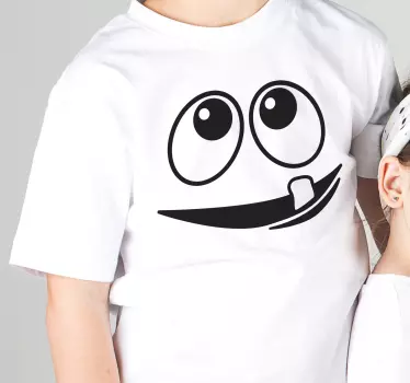 Maglietta infantile personaggio carino sorridente - TenStickers