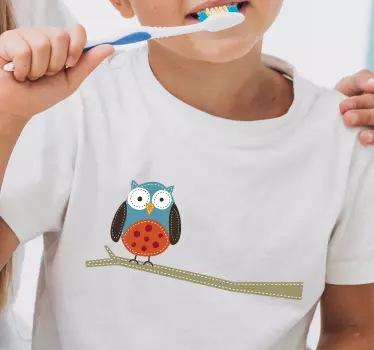 Maglietta infantile personaggio gufo carino - TenStickers