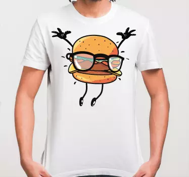 Maglietta infantile personaggio hamburger felice - TenStickers