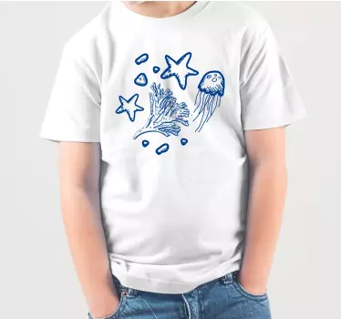 Maglietta infantile tema avventura oceanica - TenStickers