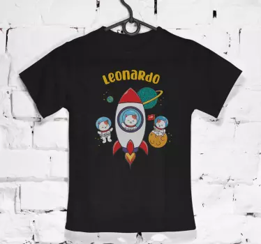 Maglietta infantile tema avventura spaziale - TenStickers